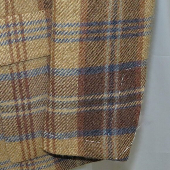 Ralph Lauren Purple Label Handmade Kent Bellows Brown Plaid 44R NWT $4995 - Picture 8 of 15